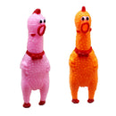 2x Dog Safe Screaming Chicken Toys & Best Pet Squeaky Duck Toys & Soft Fun Sound