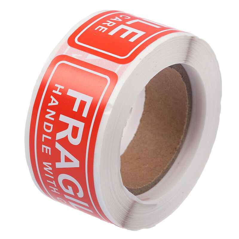 150Pcs/Roll Fragile Label Stickers Handle with Care Thank You Warning Si Hn