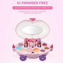 Girls Pretend Play Makeup Toys Set Children Gift Training Fashion Cosmetics Car