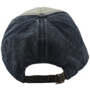 Plain Hip-Hop Re-entry Baseball Cap Boy Adjustable Hat, Navy Blue + Coffee