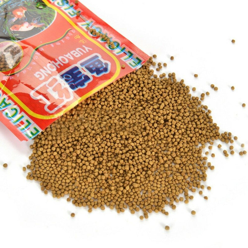 HOT Koi Pellets 12g Pond Aquarium Tank Carp Small Goldfish Fish Food Feed M0V2