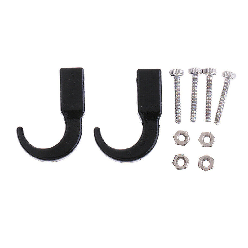 Black Metal Trailer Winch Tow Hooks for 1/10 RC4WD D90 Remote Control Buggy