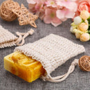 15 Packs Of Soap To Exfoliate Natural Flax Soap Bag