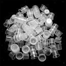 100pcs Disposable Plastic Tattoo Cup Pot Pigment Ink Holder Tattoo Tools S