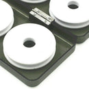 8pcs Foam Fishing Winding Board Fishing Line Bobbin Spools with Plastic Box