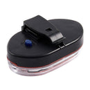 Bicycle 9 Red LED Flashlight 6 Modes Rear Lamp w Bracket