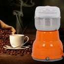 Stainless Steel Electric Coffee Grinder Low Noise Burr Grain Kitchen Tool Small