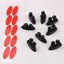 8 X Car wire cord clip cable holder tie fixer organizer drop adhesive camp  ME