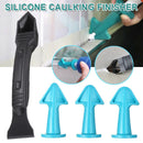 5pcs Silicone Caulking Finisher Tool Nozzle Spatulas Filler Cleaning Kit
