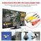 4Pin Aviation Head to RCA+BNC+DC Extension Cable Adapter for CCTV Camera #gib