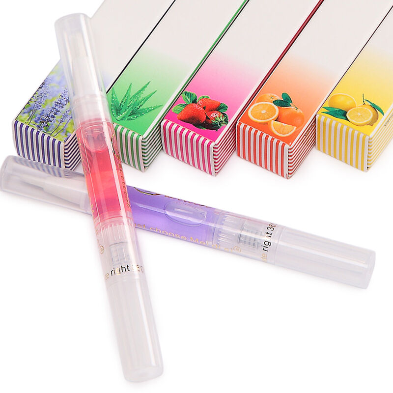 12x Mix Taste Cuticle Revitalizer Oil Pen Nail Art Care TreatmentManicure S K6M2