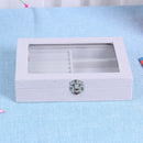 Practical Earrings Ring Organizer Velvet Bracelet Box Jewelry Storage Case