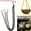 Flower Plant Pot Basket Planter Holder Hanging Chain Garden Hook For Home w C4F9