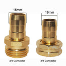 3/4'' Female Male Garden Water Hose Pipe Tap Connector Fitting Adapter hosepipe