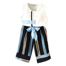 Girls Clothing Sets New Summer Fashion Girls Sleeveless Design T-Shirt + Ca
