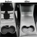 New Car Center Console Dashboard Vinyl Wrap Kit Stickers Carbon Fiber For T