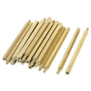 20pcs 60 mm x66 mm M3 Male Female Thread Brass PCB Hexagon Standoff Spacer J4S1