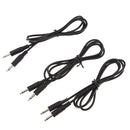 3Pcs Audio Converter Cable 3.5mm Mono Jack Male To Male Extension Cable, 1M