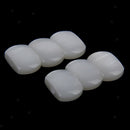 6 Pcs Beautiful Guitar Tuner White Pearloid Acrylic Buttons