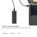 USB 3.1 To M.2 NGFF SSD Type C Adapter Card SSD External Enclosure Case for