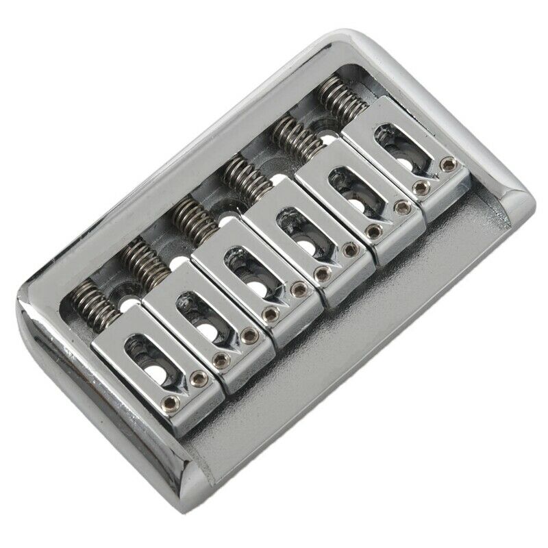 Musiclily 6 String Non-tremolo Hardtail Electric Guitar Bridge Saddle for