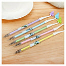 Pack of 12 Pcs 0.38 mm Cute Cool Silicone Butterfly Decor Gel Ink Pen Offic K5Z8