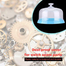 6 Slots Watch Dust Sheet Cover with Tray Jewelry Watch Movement Repair Tool