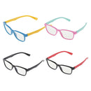 4pcs Kids Eyeglass UV400 Children Anti Eyestrain Soft Frame Eyewear Unisex