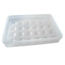 Egg Holder for Refrigerator, Deviled Egg Tray Carrier with Lid Fridge Egg S T7O6