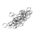50 Pcs Staple Book Binder 20mm Outer Diameter Loose Leaf Ring Keychain