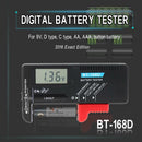 BT168D Smart LCD Digital Battery Tester Electronic Battery Power Measure hv2n