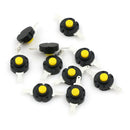 10pcs Flashlight Switches DC 12V 0.5A Self-locking Micro Push Button Switch B&X