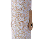 Elegant Leather Makeup Brush Holder Cosmetic Pens Storage Organizer (Black) A