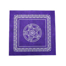 1pc 49*49cm Tarot game tablecloth non-woven material board game purplecolor TDES