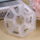 7 day portable container medicine splitters holder pill drugs case box organiJ,a