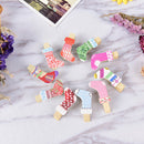 10PCS/Set Christmas Sock Wood Clips Photo Paper Pegs Clothespin Craft Decor â„–[