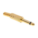 6.5mm 6.35mm 1/4in Male Mono Plug Adapter Headphone DIY Audio Connectors