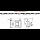 3-Way Bilge Pump Switch Panel Automatic-Off-Manual 12v 24v + Fuse Holder