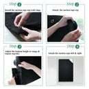 Temporary Blackout Blind Curtain For Window Adjustable Sucker Shade Drape T Y8Y8