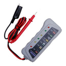 12V 6 Led Display Battery Tester Car Batter / Alternator Monitor Device F8E5