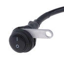 1Pc Black Handlebar 12V LED Light Control Switch for Motorbike Headlights