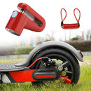 Anti-Theft Wheels Disc Brakes Lock w/ Steel Wire for M365 Scooter (Red) A