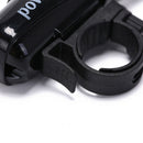 1pc 5 led power beam black front light head light torch lamp for bicycle bike FU