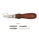 Steel 5in1 Leather Stitching Groover Skiving Edger Leather Cutting Tools Set