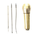 Canvas Leather Tent Sewing Awl Taper-shank Needle Leathercraft Kit needle T O1K3