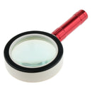 10X Magnifying Glass Eye Magnifier Metal Jewelry Loupe Watch Microscope with 12