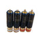 4Pcs Rca Locking Plugs Audio Video Connectors