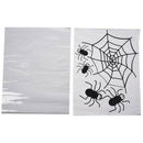 Halloween Spooky Spider Web Wall Decorations Window Stickers Art Removable: