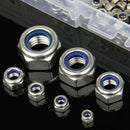 165pcs Boxed 304 Stainless Steel Nylon Lock Nut Locknut Self-Locking N ILL