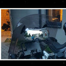 Motorcycle Rearview Mirror, 180 Degree Wide Angle HD Convex Mirror for
